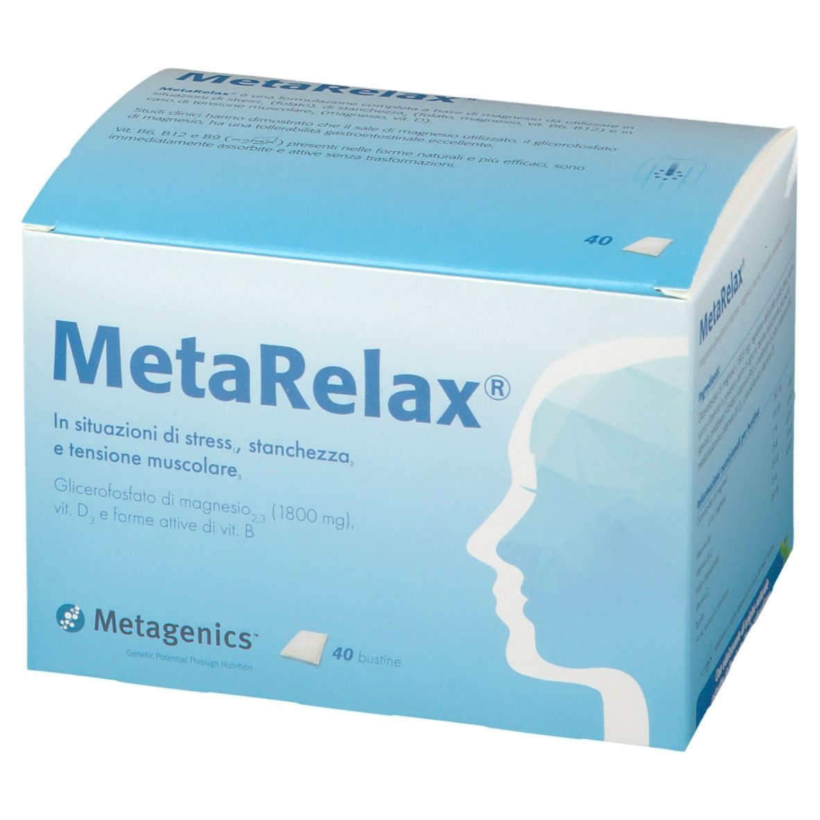 Vendita Online Metarelax Nuova Formula Integratore Stress e Tensione  Muscolare 20 Bustine