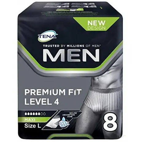 Tena Men Active Fit Slip - Assorbenti Uomo L/XL 8 Pezzi