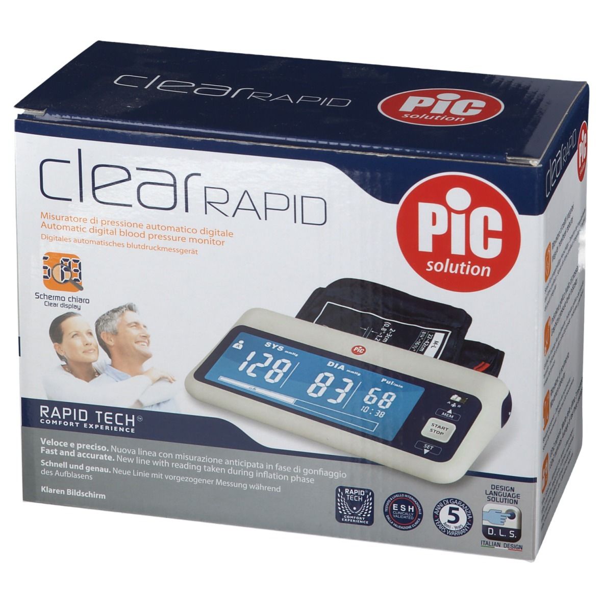 pic clearrapid pic clear rapid misuratore pressione digitale automatico donna