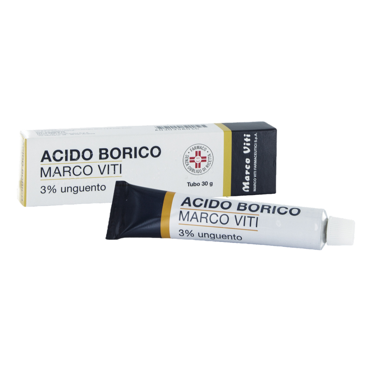 Acido Borico Marco Viti 3% Unguento Antisettico 30 g - Cura e Disinfezione  Cutanea