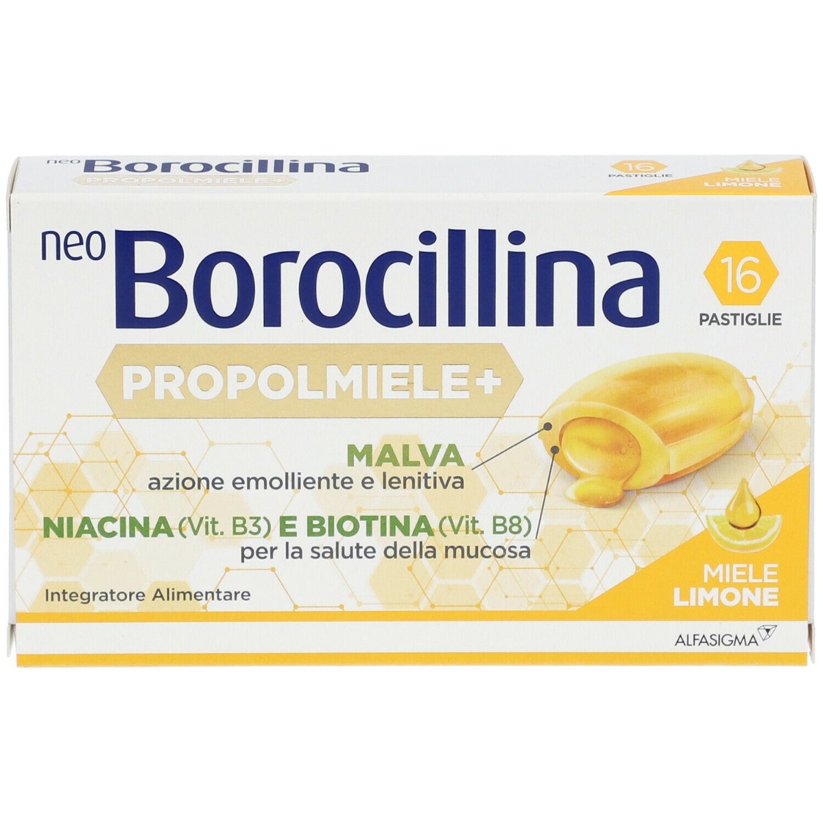 Benactiv Gola Pastiglie Limone e Miele Flurbiprofene - 16 Pastiglie