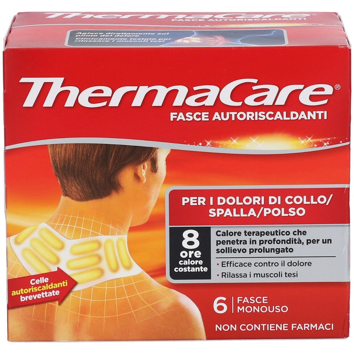 ThermaCare Fasce Autoriscaldanti Collo, Spalla e Polso Maxi, Scalda-Collo