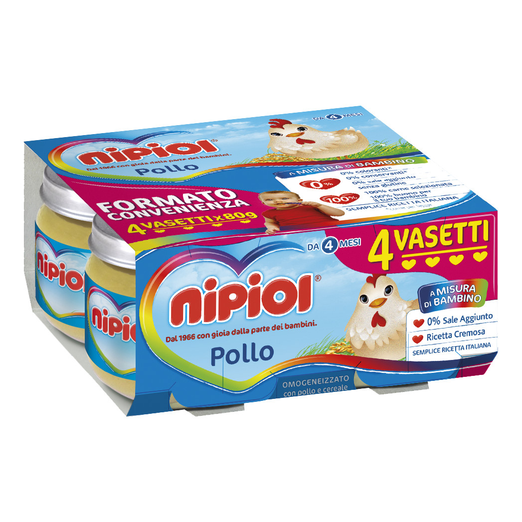 NIPIOL OMOGENEIZZATO POLLO 2X80 GR