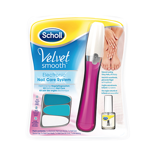 Scholl Velvet Smooth Nail Care System - Lima elettrica per unghie