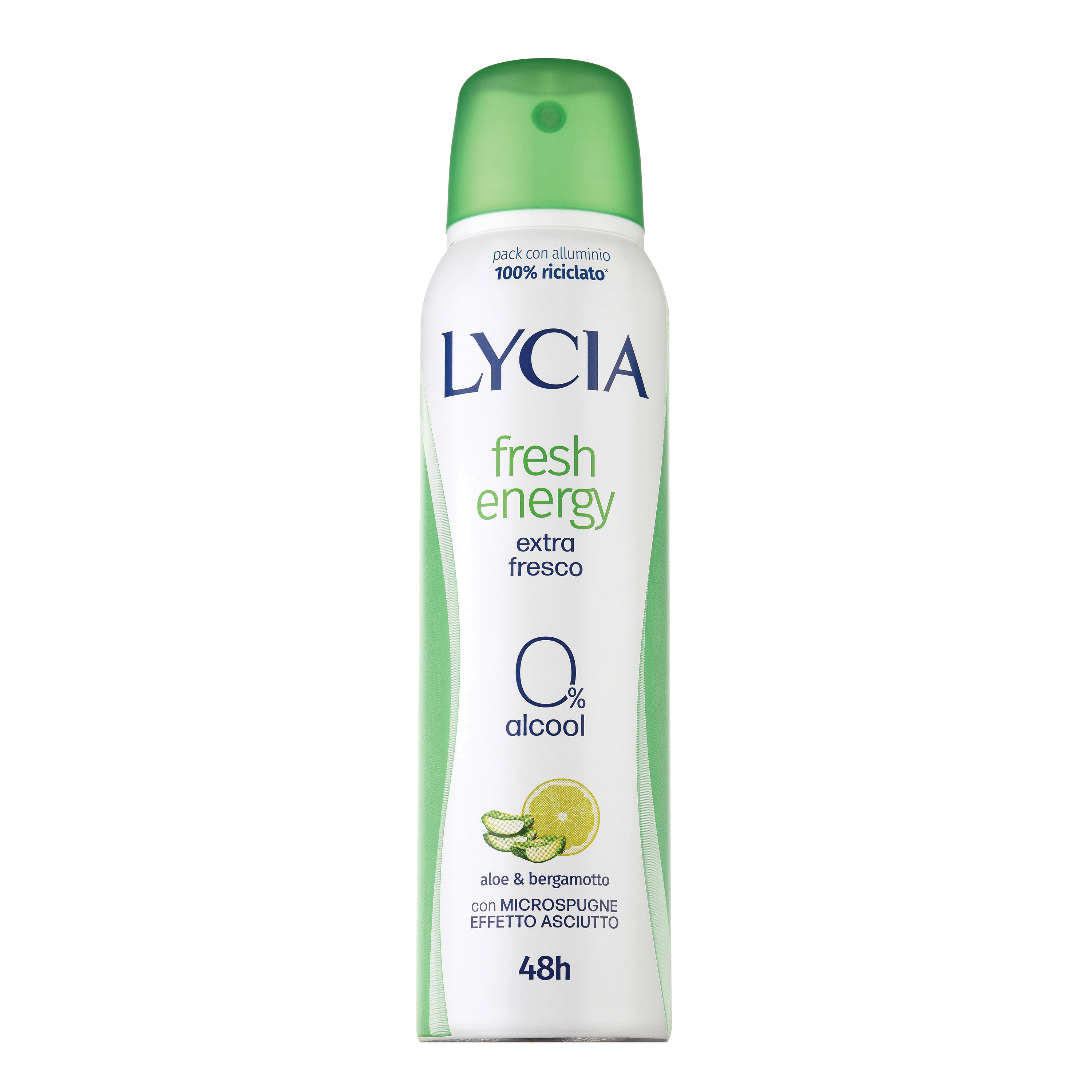 Lycia Deodorante Crema Fresh Energy Aloe e Bergamotto 40ml