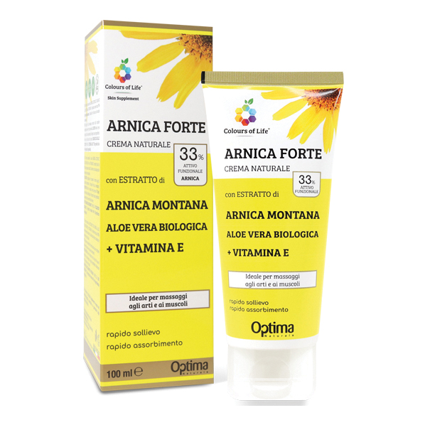 Optima Colours Of Life Arnica Forte Crema Eudermica Naturale 100 ml