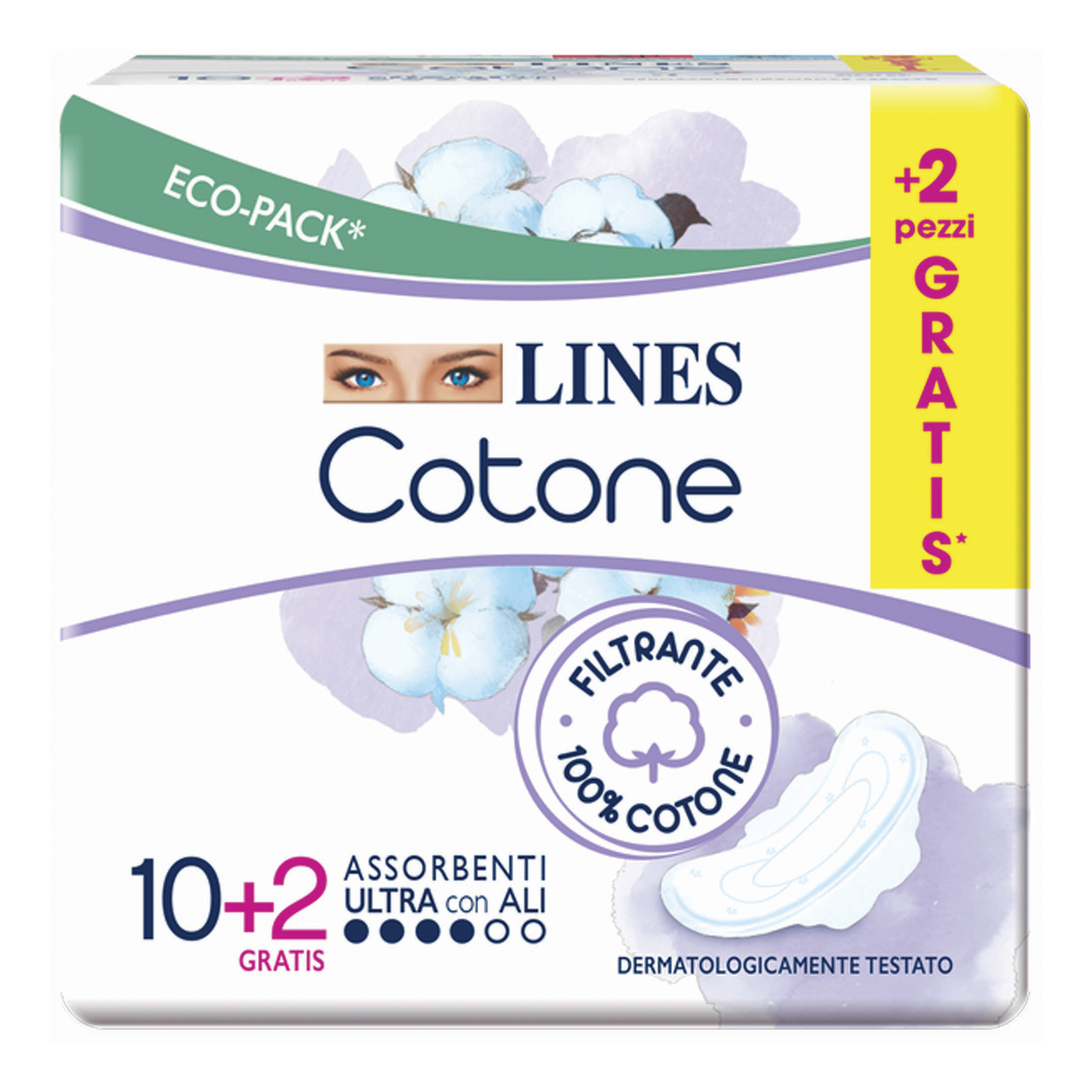 Vendita Online Lines cotone prot.slip 24pz