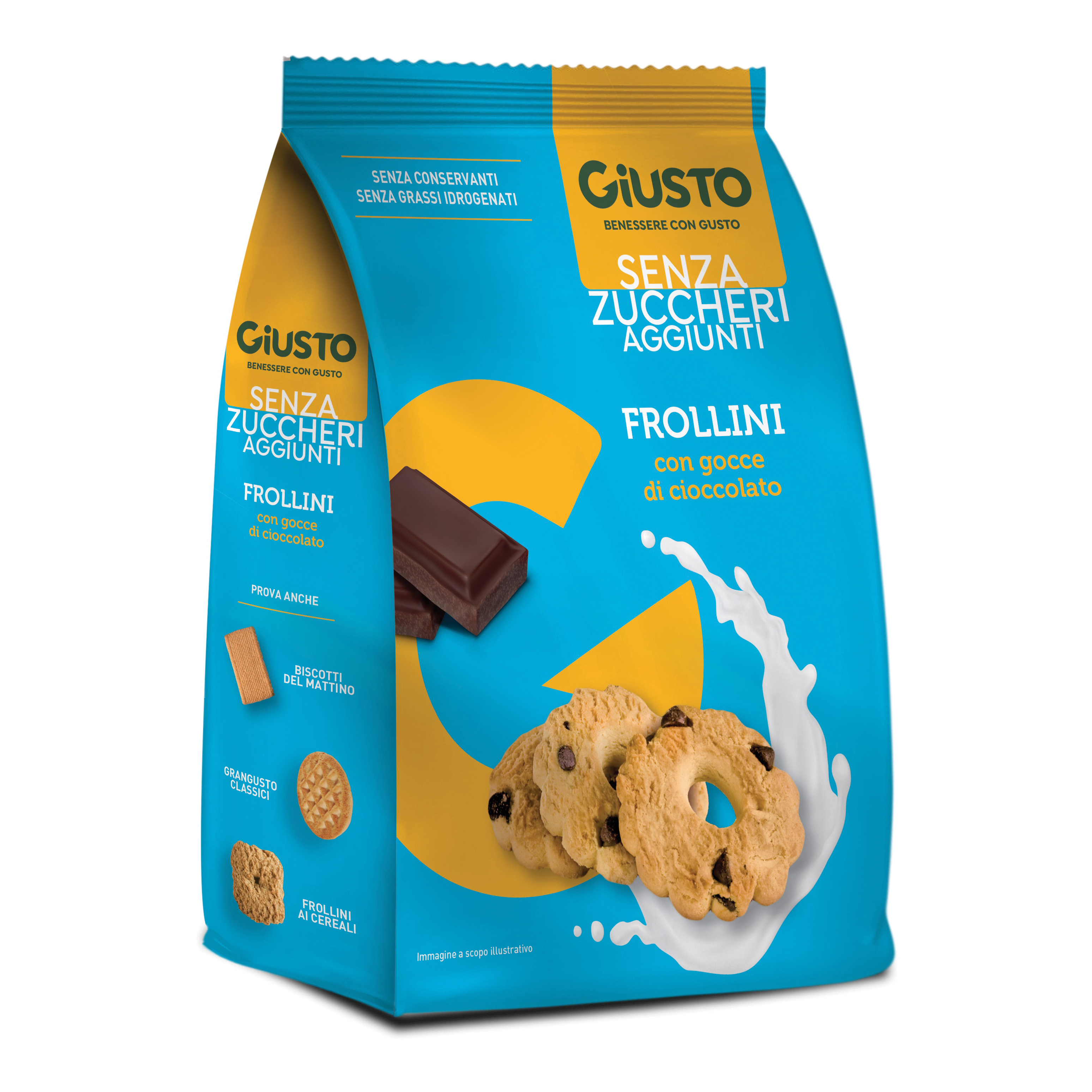 Giusto Digestive Biscotti Senza Zucchero 350 g