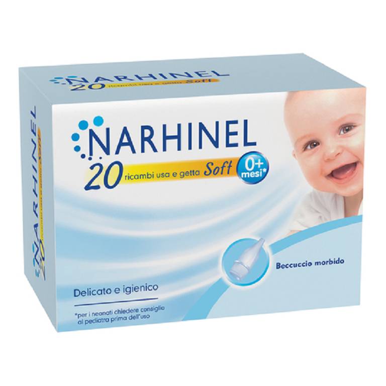 Narhinel Ricambi per Aspiratore Nasale - Sicurezza e Comfort per Neonati e  Bambini