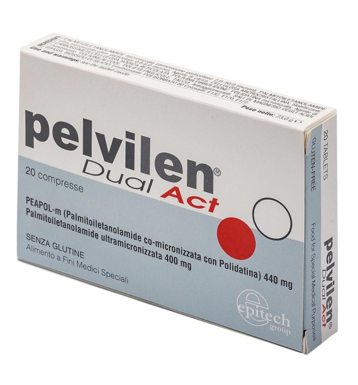 Pelvilen Dual Act 20 Compresse - Sollievo Mirato dal Dolore Pelvico