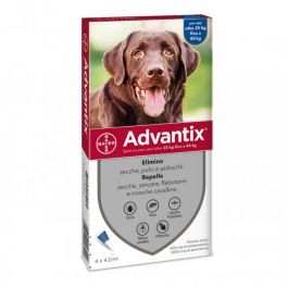 Advantix Spot On Per Cani Fino A 4Kg Soluzione 1 Pipetta da 0,4ml