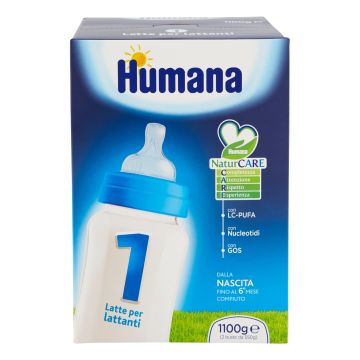 Humana 1 lc pufa + nucleotidi gos 1100 g