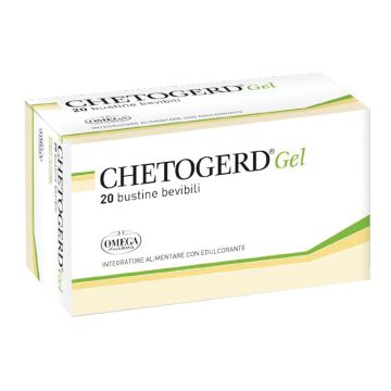 Chetogerd Gel Integratore Per il Controllo dell'Acidità Gastrica 20 Bustine Stick