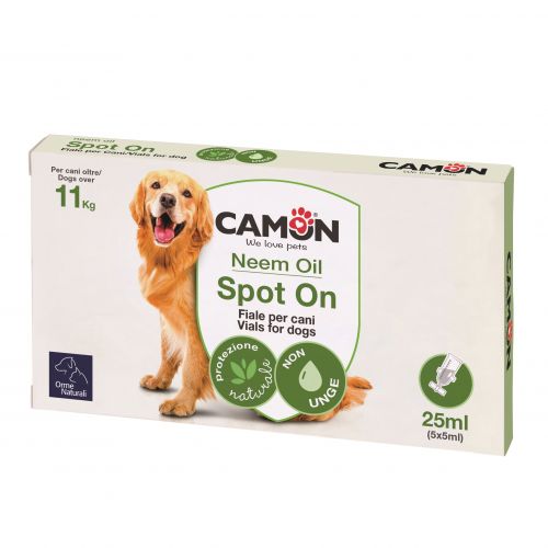 CAMON protection line LEISPRAY Olio di Neem antizanzare per cani 500 ml -  Camon