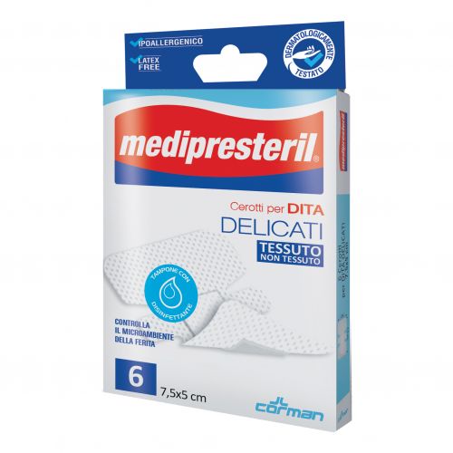 Vendita Online Cerotto per dita medipresteril delicato tnt 7,5x5cm 6 pezzi