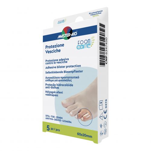 Vendita Online Master-aid foot care vesciche protezione per dita 60x20 mm 5  pezzi