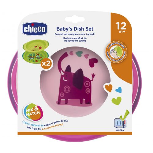 CH SET PAPPA 6M+ ROSA C/CUCCH