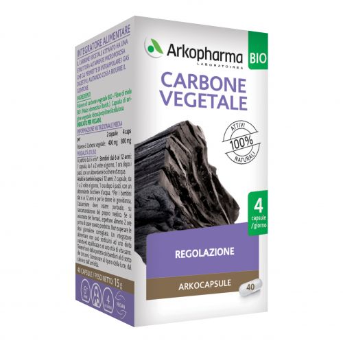 Vendita Online Arko capsule carbone vegetale bio 40 capsule