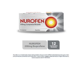 Nurofen 200 mg Ibuprofene 12 Compresse Rivestite