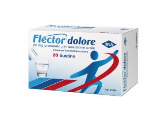 Flector dolore 25 mg granulato per soluzione orale  diclofenac idrossietilpirrolidina