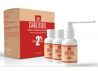 Carexidil 3flaconcini  soluz cut 60ml2%