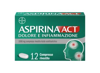 AspirinaAct Dolore e Infiammazione Antidolorifico 12 Compresse