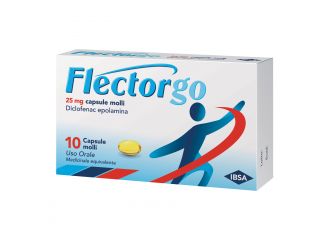 Flectorgo 12,5 mg capsule molli flectorgo 25 mg capsule molli diclofenac epolamina  medicinale equivalente