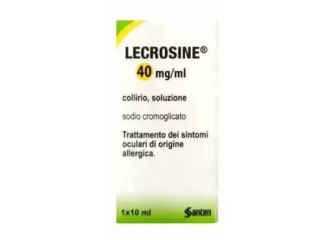 Lecrosine collirio 40mg/ml 10ml