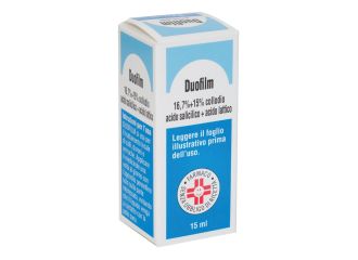 Duorilm 16,7% + 15% collodio  acido salicilico + acido lattico