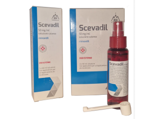 Scevadil, 50 mg/ml, soluzione cutanea  minoxidil