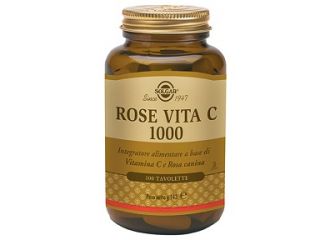 Solgar rose vita c 1000 integratore alimentare 100 tavolette