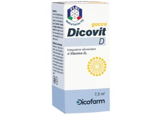 Dicofarm Dicovit D Integratore Vitamina D3 Bambino Gocce 7,5 ml