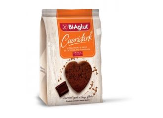 Biaglut bisc.cuori dark 200g