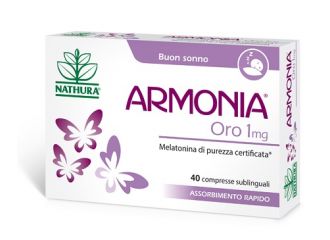 Armonia oro melatonina 1mg  40 compresse