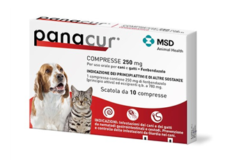 Panacur-10 cpr 250 mg vet