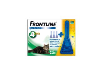 Frontline Spot-On Gatti Trattamento Antiparassitario e Antipulci 3 Pipette