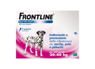 Frontline Spot-On Cani 20-40 Kg 3 Pipette