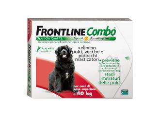 Frontline Combo Soluzione Spot-On Cani Taglia Molto Grande >40 kg 3 Pipette Monodose