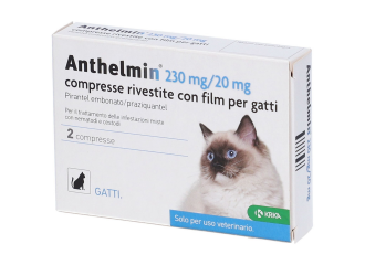 Anthelmin 2compresse 230+20mg Gatto