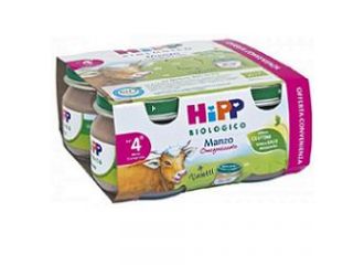 Hipp bio omog manzo 80g 4pz