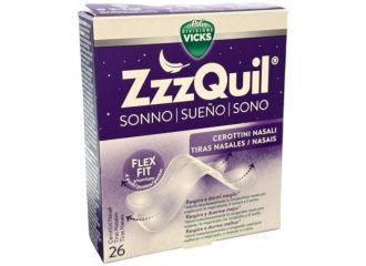 ZzzQuil Sonno Strisce Nasali per Smettere di Russare 26 Cerotti