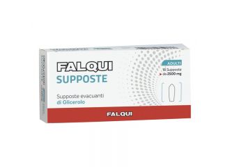 Falqui Supposte Evacuanti Per Adulti 18 Supposte 2500 mg 