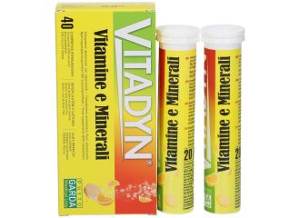 Phyto Garda Vitadyn Multiminerale Multivitaminico Integratore 40 Compresse Effervescenti