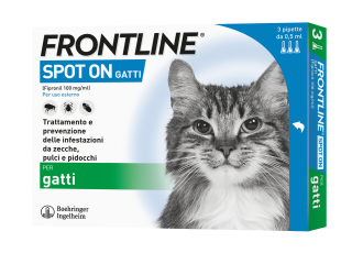 FRONTLINE SPOT-ON GATTI CF. (3 PIPETTE)