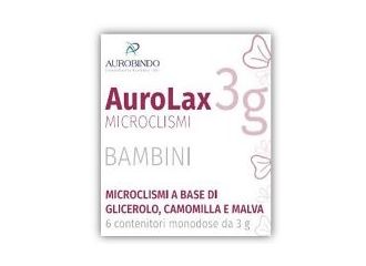 Microclismi per bambini aurolax 6 contenitori 3 g