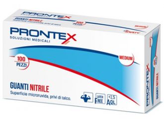 Prontex guanto in nitrile senza polvere grande 8/9 100 pezzi