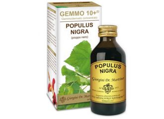 Gemmo 10+ pioppo nero 100 ml liquido analcolico