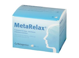 Metarelax Nuova Formula Integratore Alimentare Stress e Tensione Muscolare 40 Bustine