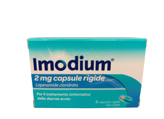 Imodium 2 Mg Loperamide Cloridrato 8 Capsule Rigide