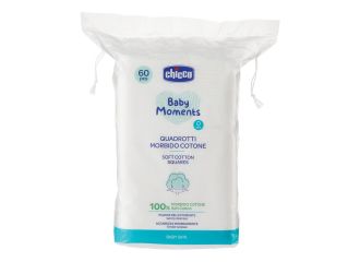 Chicco Baby Moments Quadrotti In Cotone 60 Pezzi